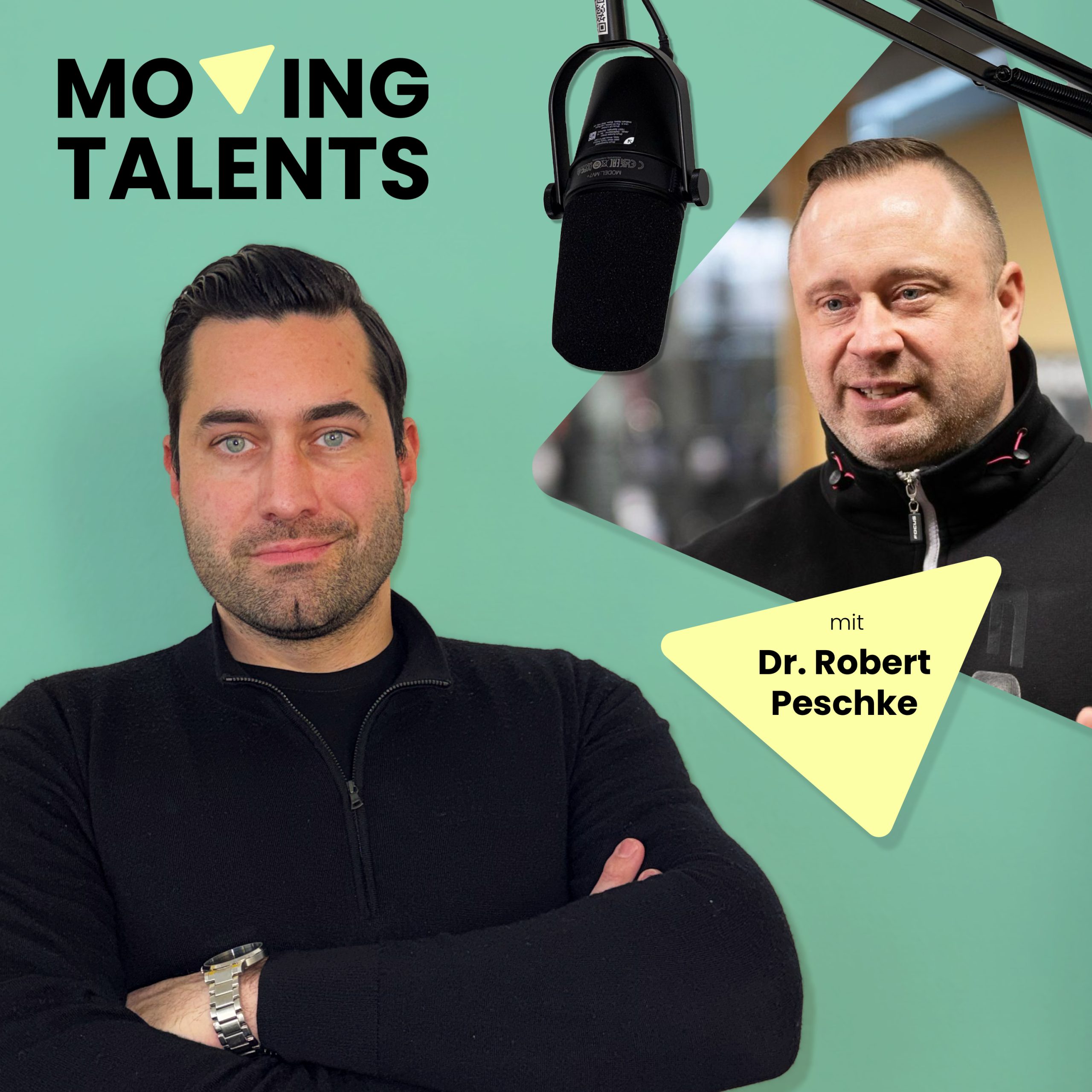 Podcast Cover mit Paul Kanzler und Dr. Robert Peschke