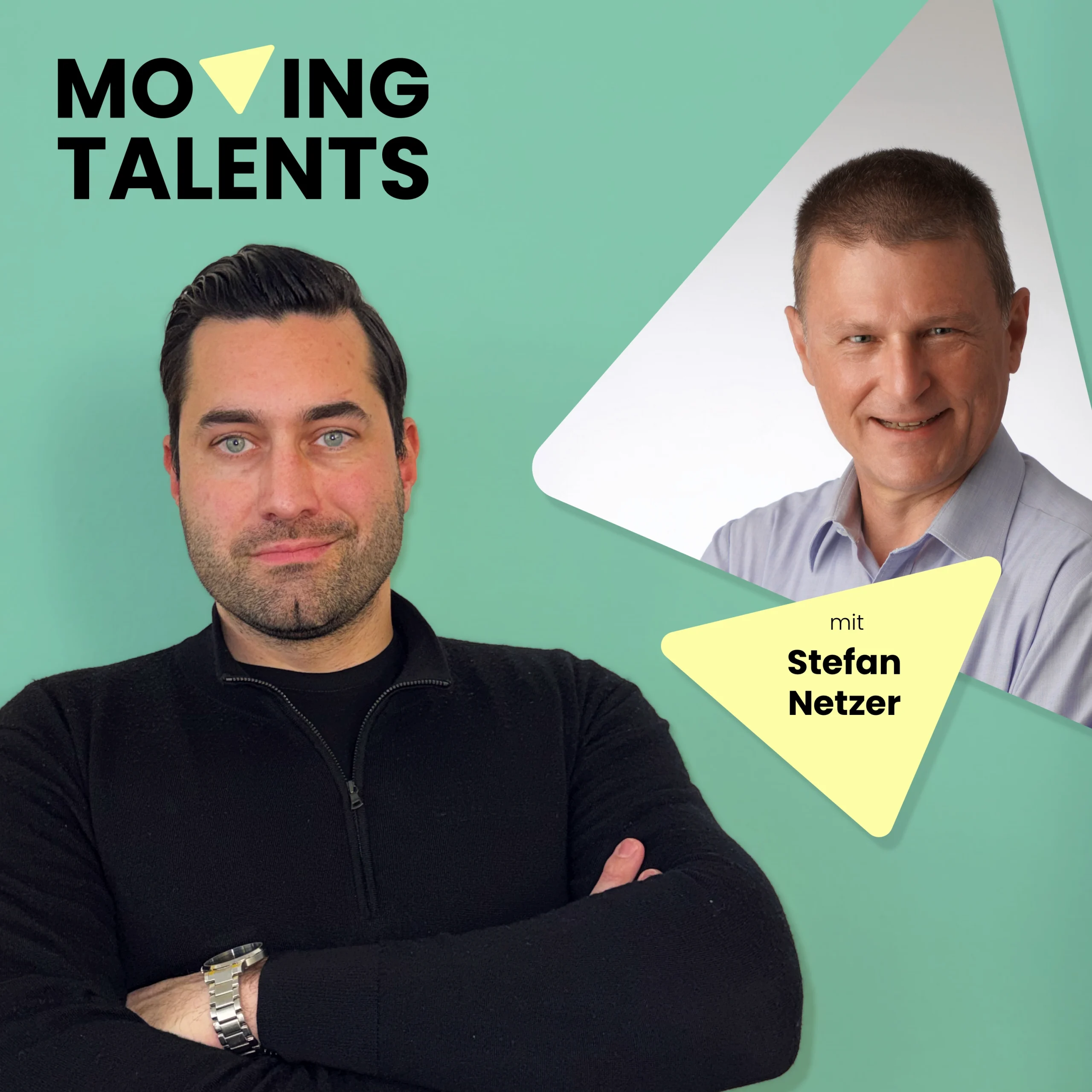 Podcast Cover mit Paul Kanzler und Stefan Netzer